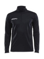 Progress Halfzip LS Tee M, Black/White