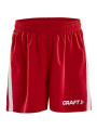 Pro Control Shorts Jr, Bright Red/White