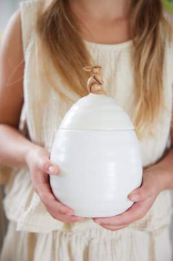 Ellen jar with lid bunny - Sagaform (2)