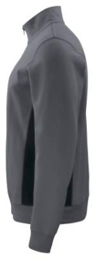 2128 SWEATSHIRT, HALF ZIP, Grey - ProJob (3)