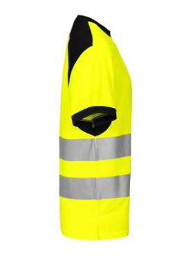 6009 T-SHIRT EN ISO 20471 CLASS 2, Yellow/Black – ProJob (4)