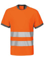 6009 T-SHIRT EN ISO 20471 CLASS 2, Orange/Grey