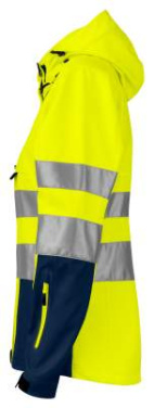 6423 JACKET WOMEN´S EN ISO 20471 CLASS 3/2, Yellow/Navy - ProJob (3)