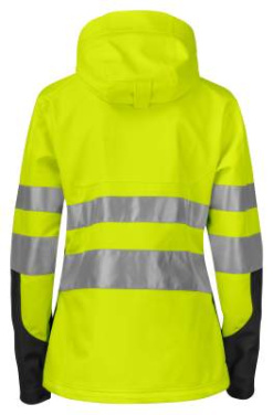 6423 JACKET WOMEN´S EN ISO 20471 CLASS 3/2, Yellow/Black - ProJob (2)