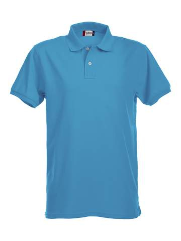 Stretch Premium Polo, turquoise – Clique (1)