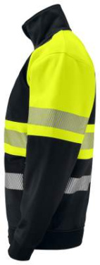 6120 SWEATSHIRT EN ISO 20471 CLASS 1, Yellow/Black – ProJob (3)