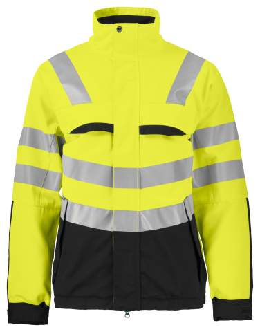 6415 JACKET EN ISO 20471 CLASS 3/2, Yellow/Black – ProJob (1)