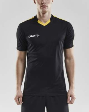 Progress Jersey Contrast M, Black/Sweden Yellow - Craft (2)