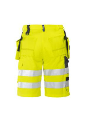 6503 SHORTS EN ISO 20471 CLASS 2/1, Yellow/Navy – ProJob (2)
