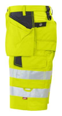 6503 SHORTS EN ISO 20471 CLASS 2/1, Yellow/Black – ProJob (3)