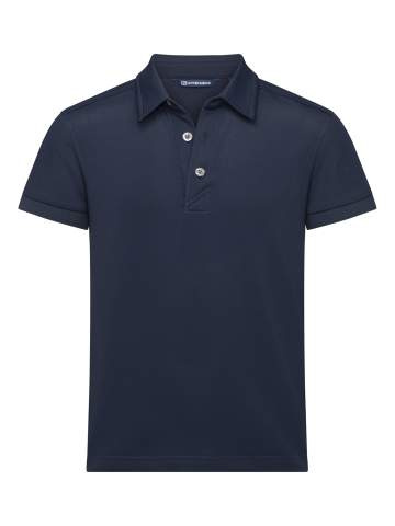 Virtue Polo Solid Junior, Dark Navy - Cutter & Buck (1)