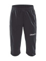 Progress 3/4 Pants Jr, Black/White