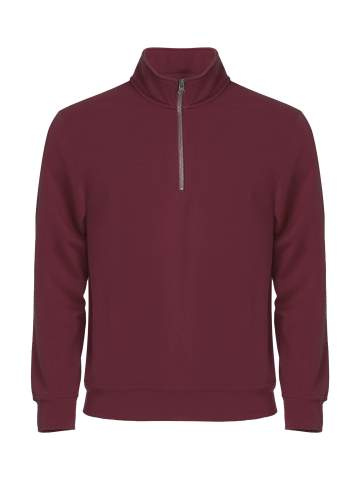 Basic Half Zip, burgundy - Clique (1)