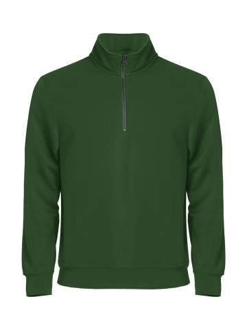 Basic Half Zip, bottle green - Clique (1)