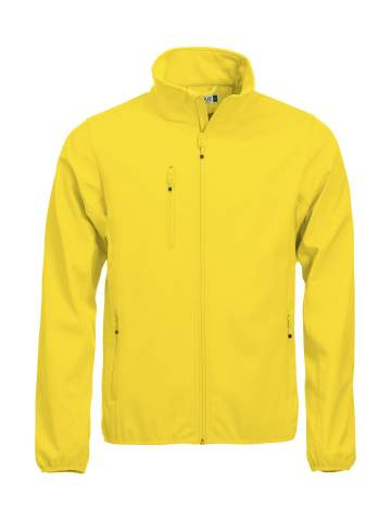 Basic Softshell Jacket, lemon – Clique (1)