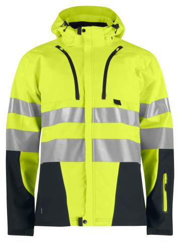 6419 FUNCTIONAL JACKET EN ISO 20471 CLASS 3/2, Yellow/Black – ProJob (1)