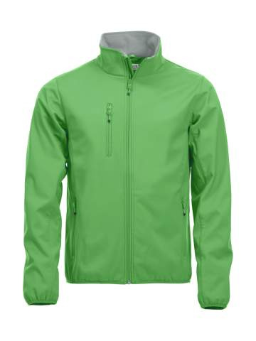 Basic Softshell Jacket, apple green – Clique (1)