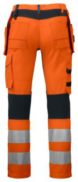 6513 WAISTPANTS EN ISO 20471 CLASS 2/1, Orange/Black - ProJob (2)