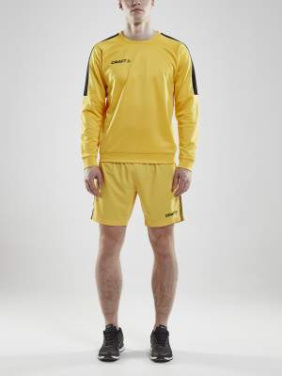 Progress R-Neck Sweater M, Sweden Yellow/Black - Craft (4)