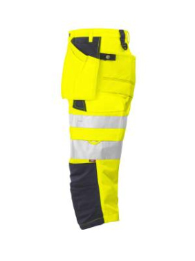 6510 PIRATE PANTS EN ISO 20471 CLASS 2, Yellow/Navy – ProJob (3)