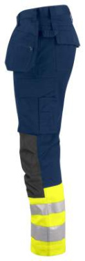 6534 WAISTPANTS EN ISO 20471 CLASS 1, Yellow/Navy - ProJob (4)