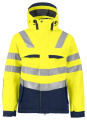 6422 PADDED JACKET EN ISO 20471 CLASS 3, Yellow/Navy