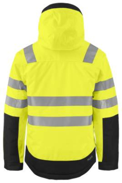6422 PADDED JACKET EN ISO 20471 CLASS 3, Yellow/Black – ProJob (2)