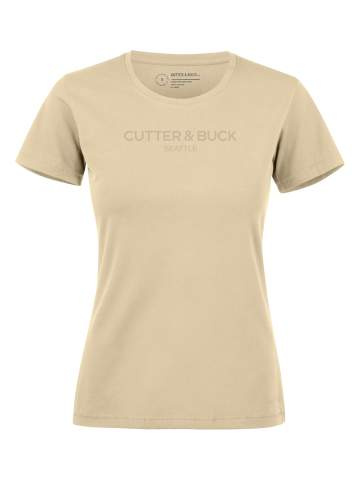 Manzanita Roundneck Women, Beige with print - Cutter & Buck (1)