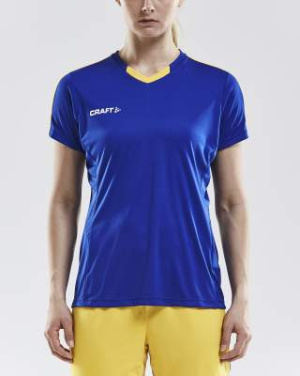 Progress Jersey Contrast W, Club Cobolt/Sweden Yellow - Craft (2)