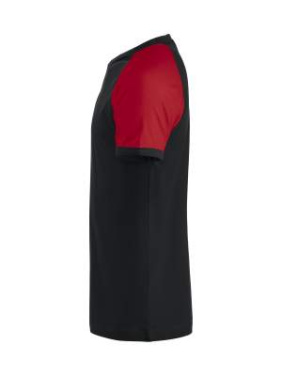 Raglan-T, black/red - Clique (3)