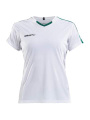 Progress Jersey Contrast W, White/Team Green