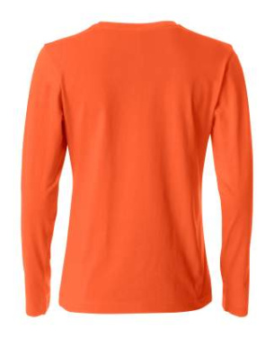 Basic-T L/S Women, blood orange - Clique (2)