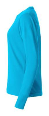 Basic-T L/S Women, turquoise - Clique (3)