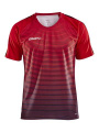 Pro Control Stripe Jersey M, Bright Red/Navy