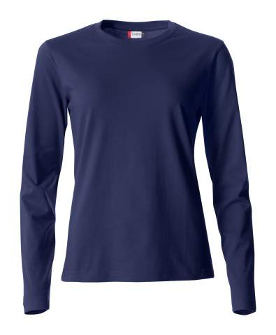 Basic-T L/S Women, dark navy - Clique (1)