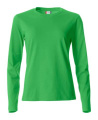 Basic-T L/S Women, apple green