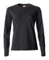 Basic-T L/S Women, black