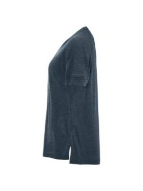Wool SS Tee W, North Melange - Craft (4)