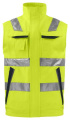 6711 VEST EN ISO 20471 CLASS 2, Yellow/Black