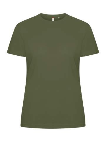 Basic-T Women, army green - Clique (1)