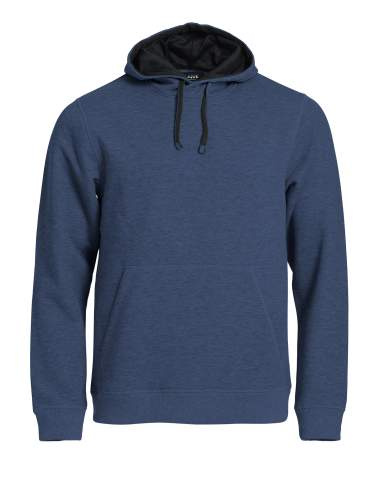 Classic Hoody, blue melange – Clique (1)