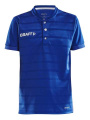 Pro Control Button Jersey Jr, Club Cobolt/White