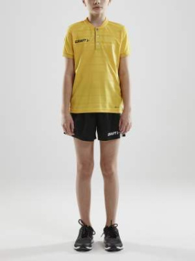 Pro Control Button Jersey Jr, Sweden Yellow/Black - Craft (4)