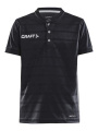 Pro Control Button Jersey Jr, Black/White