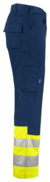 6533 WAISTPANTS EN ISO 20471 CLASS 1, Yellow/Navy - ProJob (3)