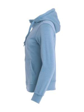 Basic Hoody Full Zip Women, light blue - Clique (3)