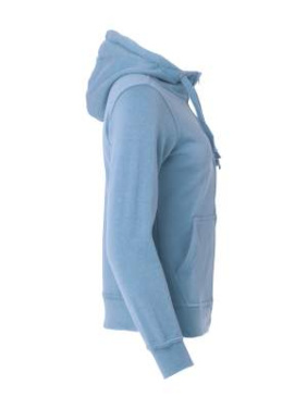 Basic Hoody Full Zip Women, light blue - Clique (4)