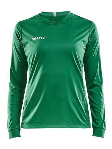 Squad Go Jersey Solid LS W, Team Green - Craft (1)