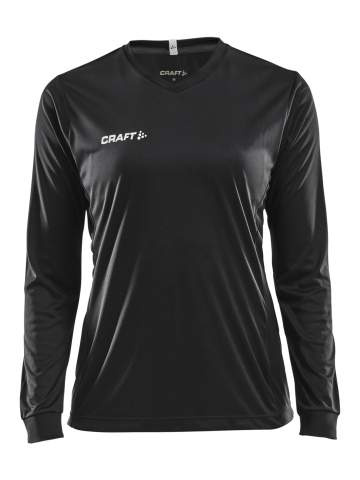 Squad Go Jersey Solid LS W, Black - Craft (1)