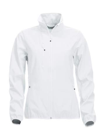 Basic Softshell Jacket Ladies, white – Clique (1)
